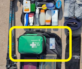 First aid and foot care supplies